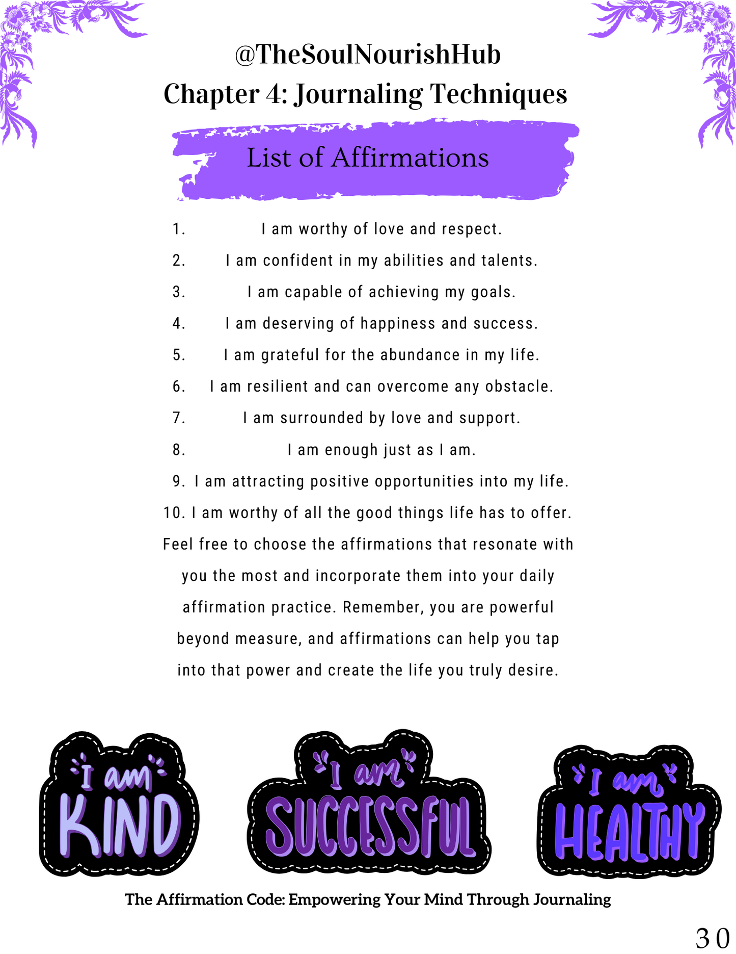 The Affirmation Code: Empowering Your Mind Ebook