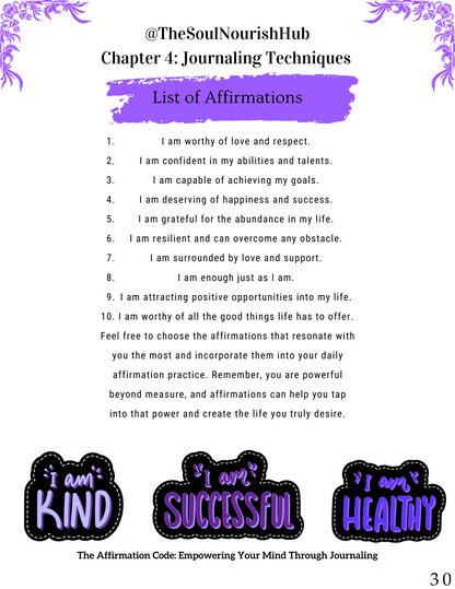 The Affirmation Code: Empowering Your Mind Ebook